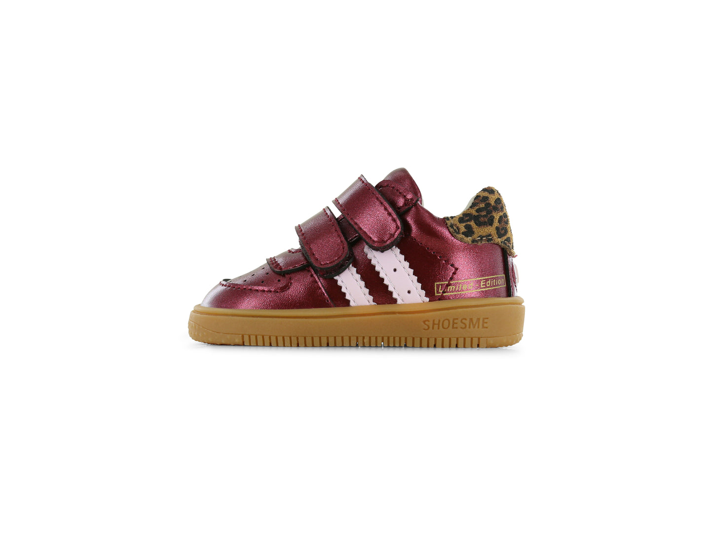 Shoesme - Sneaker red klittenband