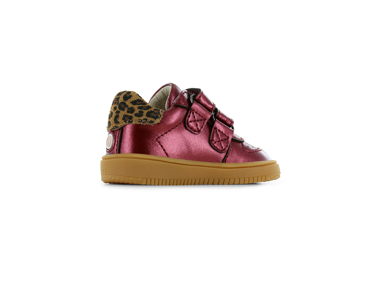Shoesme - Sneaker red klittenband