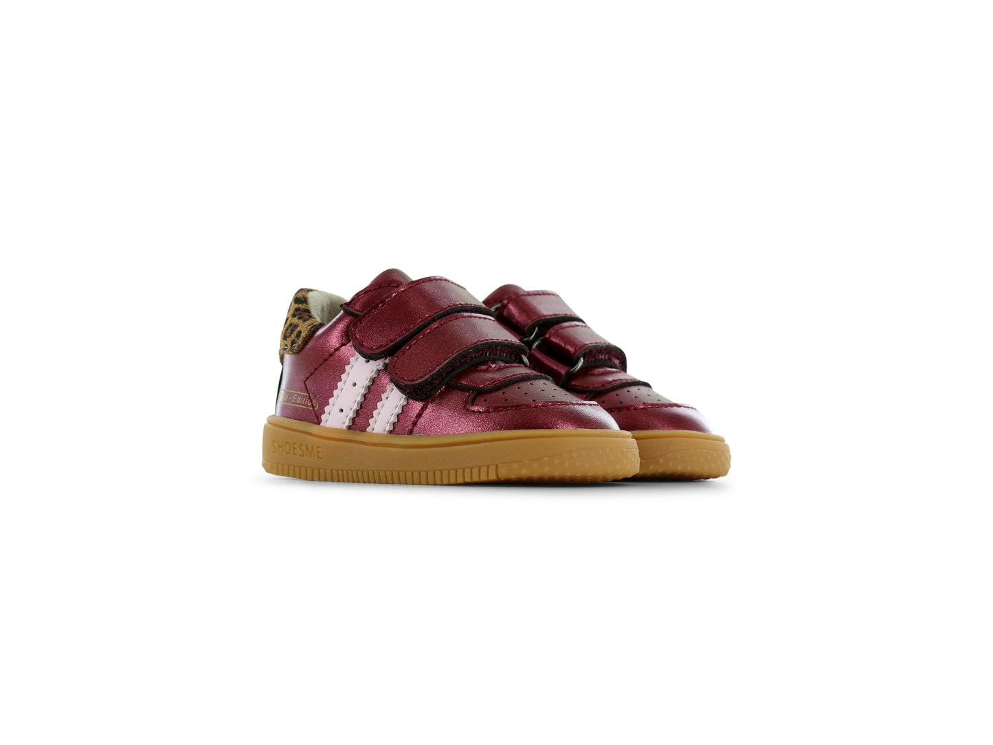 Shoesme - Sneaker red klittenband