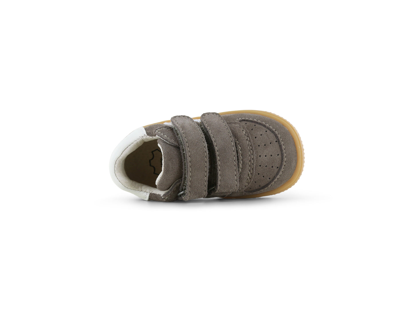 Shoesme - Sneaker light brown klittenband