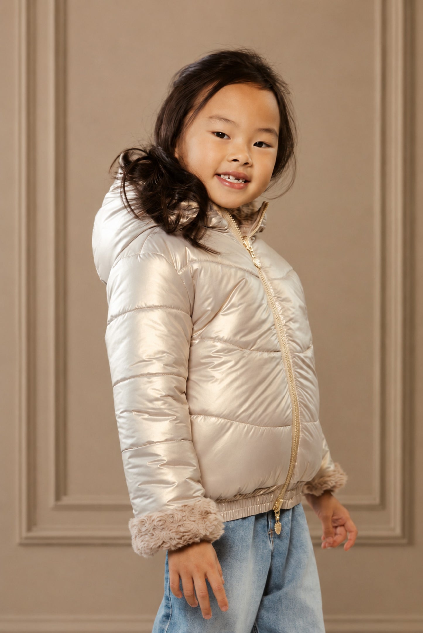 Le Chic - Bordo coat reversible 5225