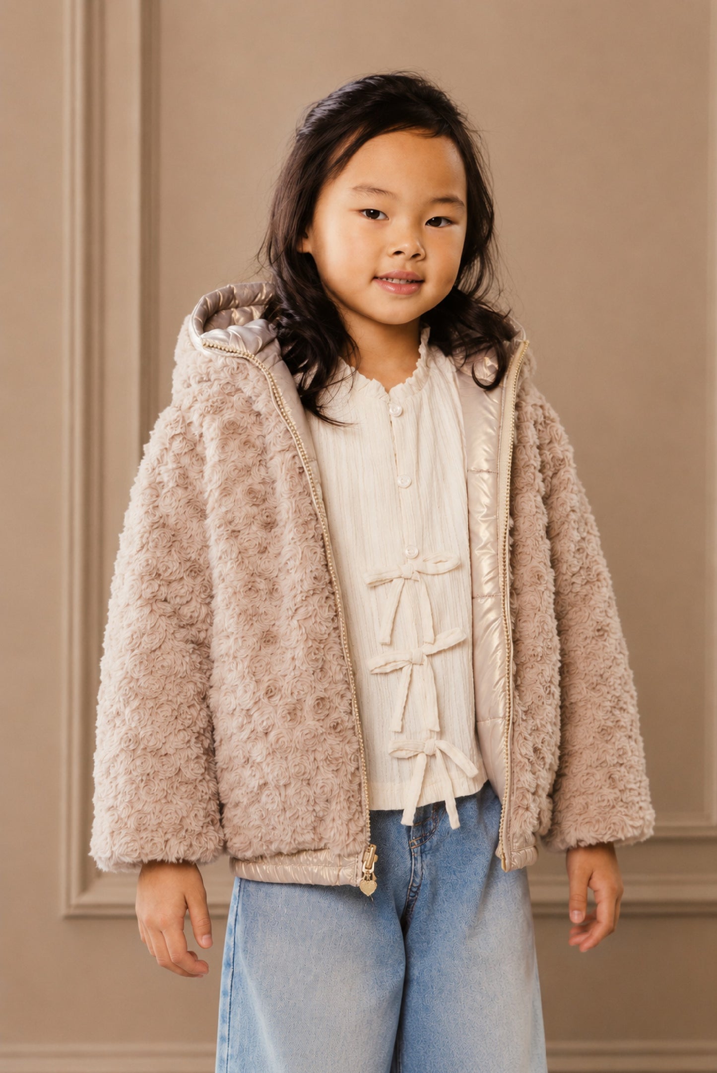 Le Chic - Bordo coat reversible 5225