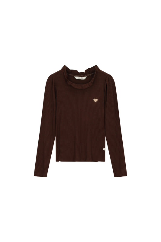 Le Chic - Longsleeve brown 5460