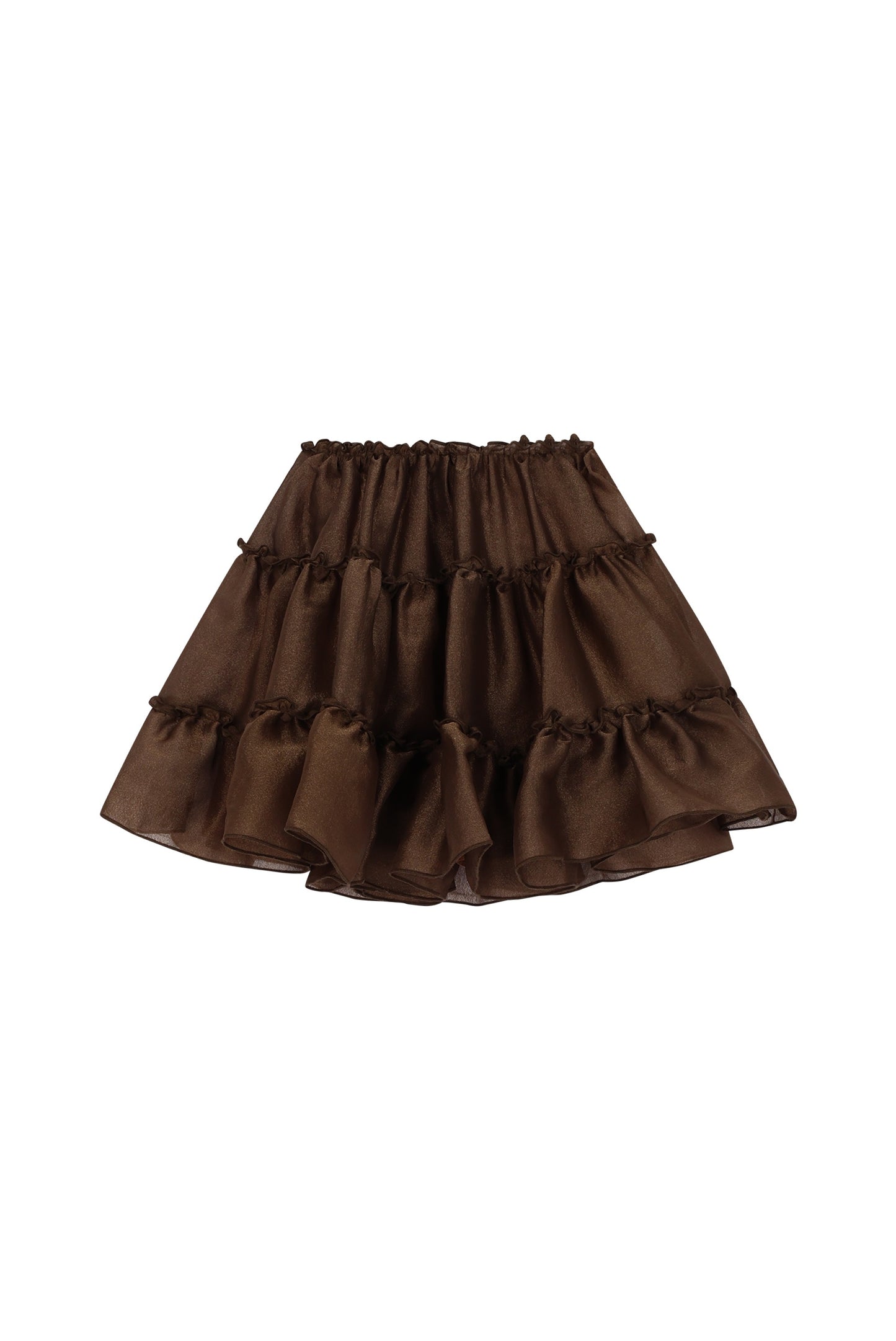 Le Chic - Tule skirt brown 5750