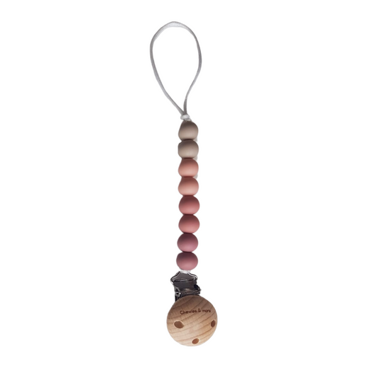 Chewies - Newborn speenkoord roze