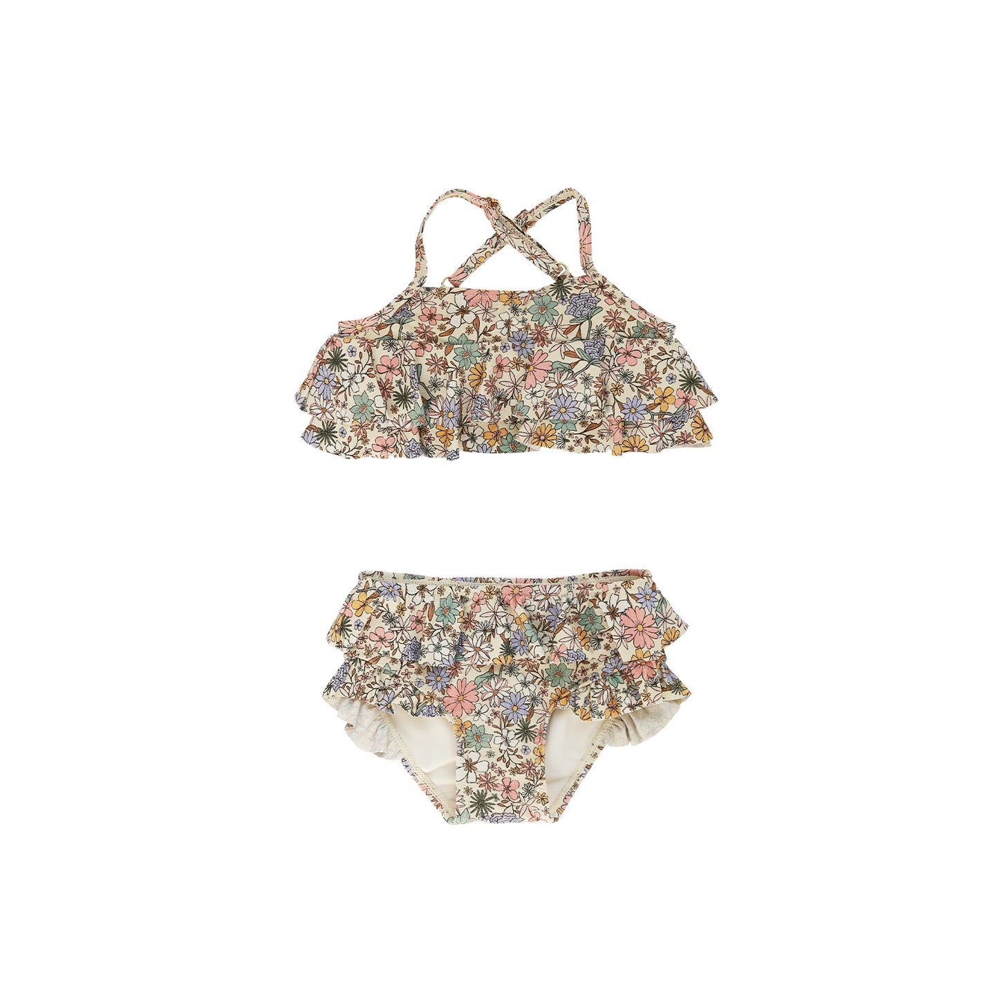 Salted Stories - Sparkly fleurs bikini