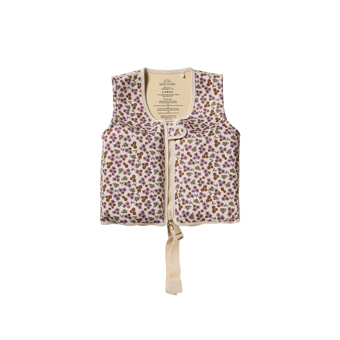 Salted Stories - Sparkly flower floating vest