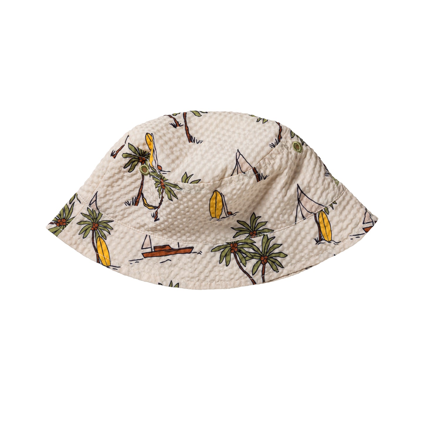 Salted Stories - Sailing seersucker hat