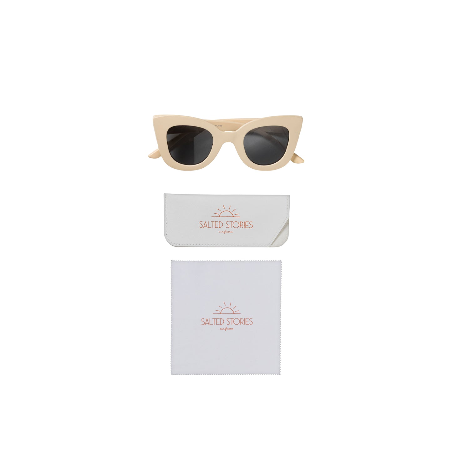Salted Stories - Solid cat eye sunglasses