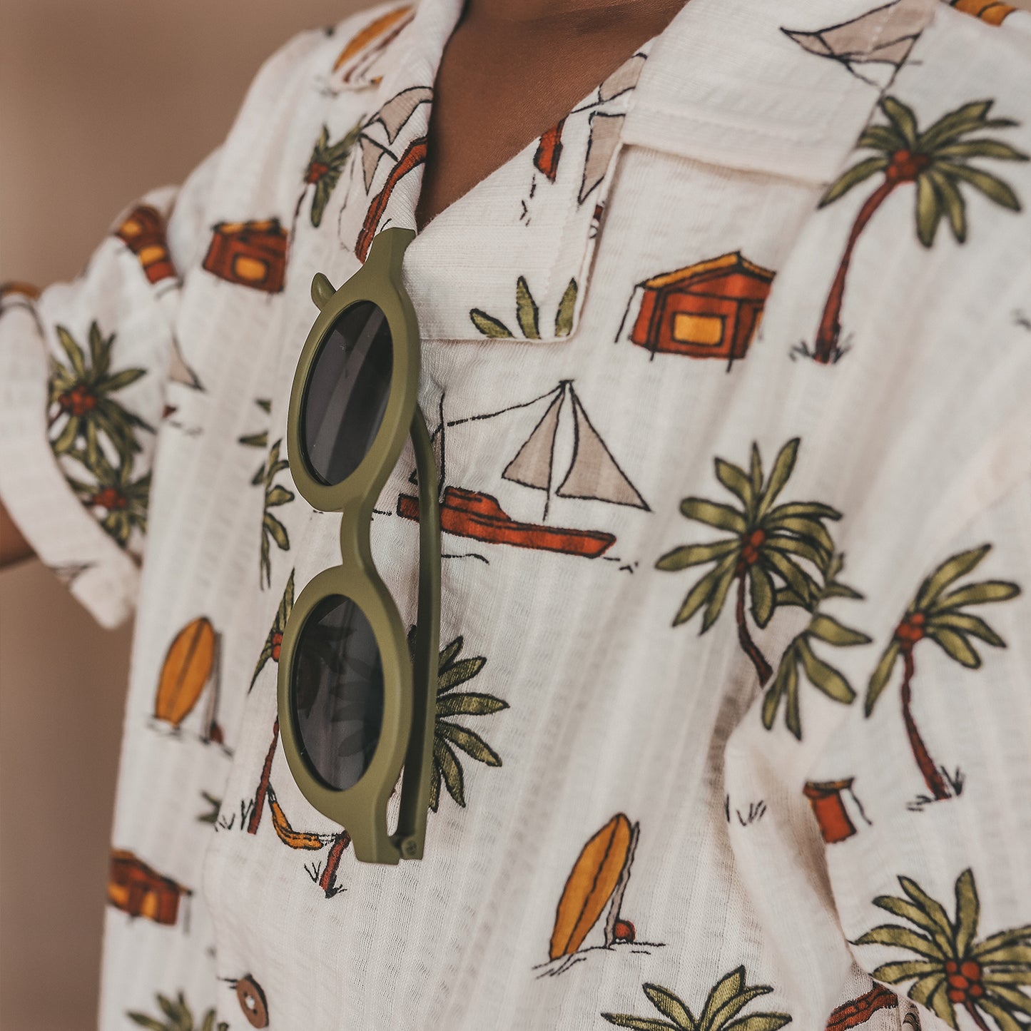 Salted Stories - Sailing seersucker shirt