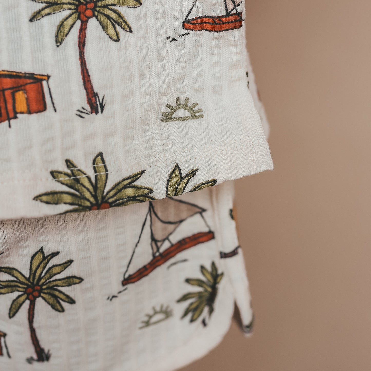Salted Stories - Sailing seersucker shirt
