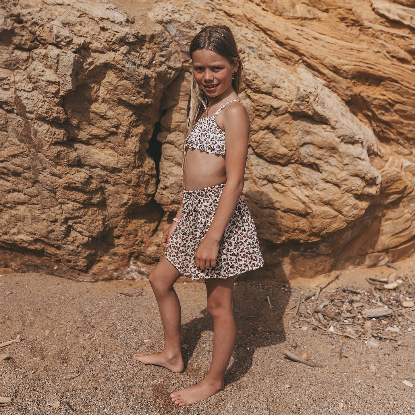 Salted Stories - Sparkly flower skirt