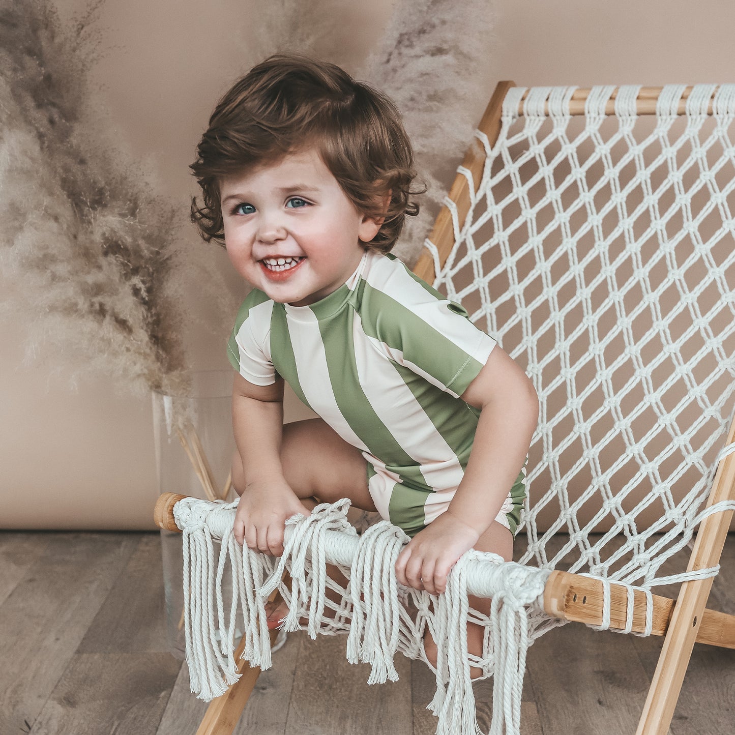 Salted Stories - Wide stripe swimsuit