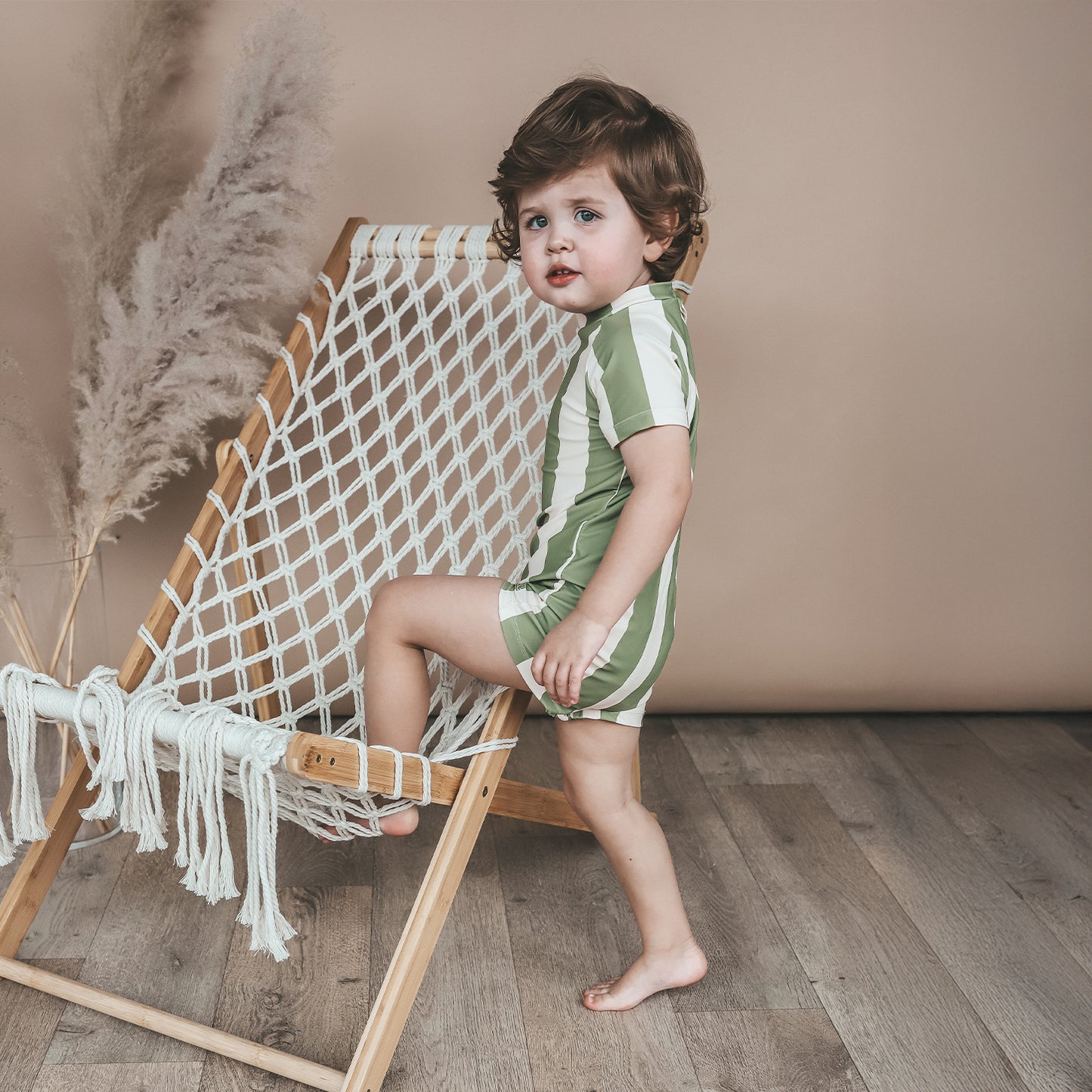 Salted Stories - Wide stripe swimsuit