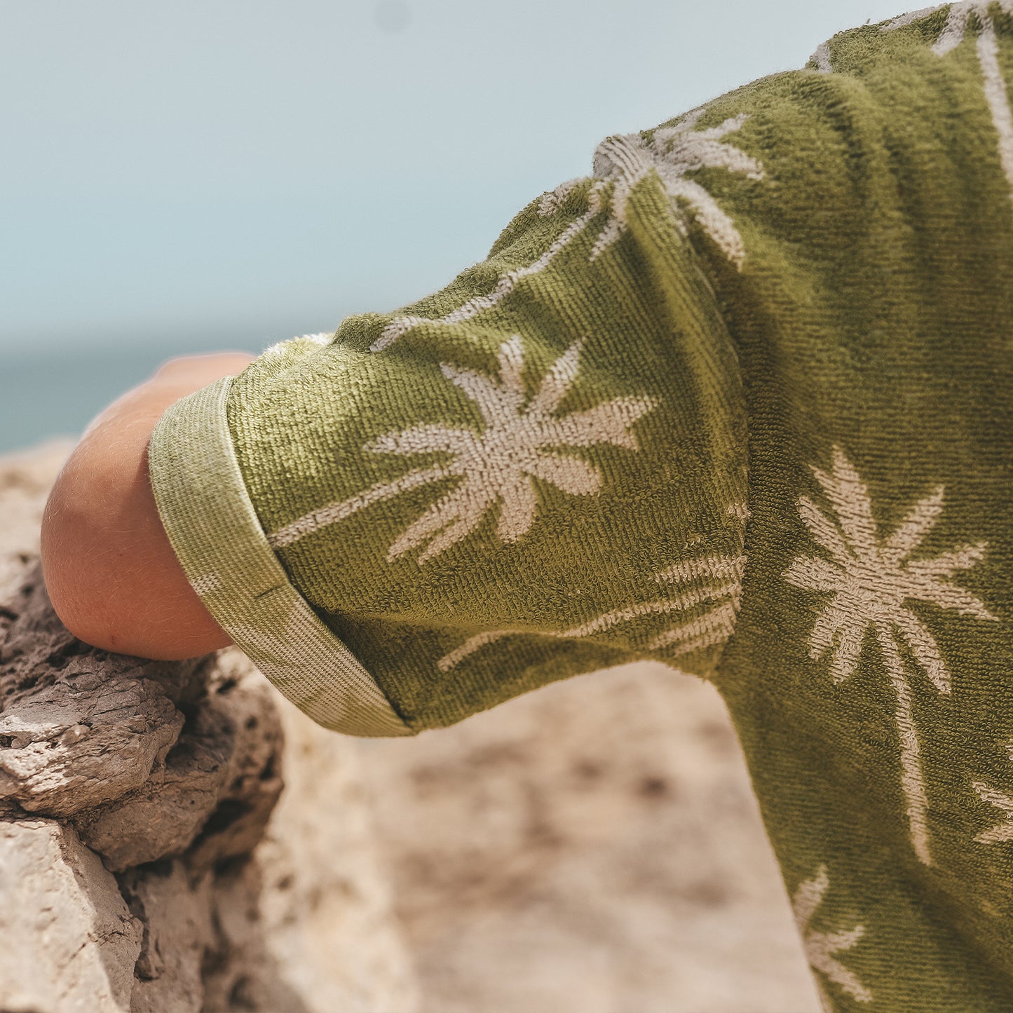 Salted Stories - Beach palms loose shirt