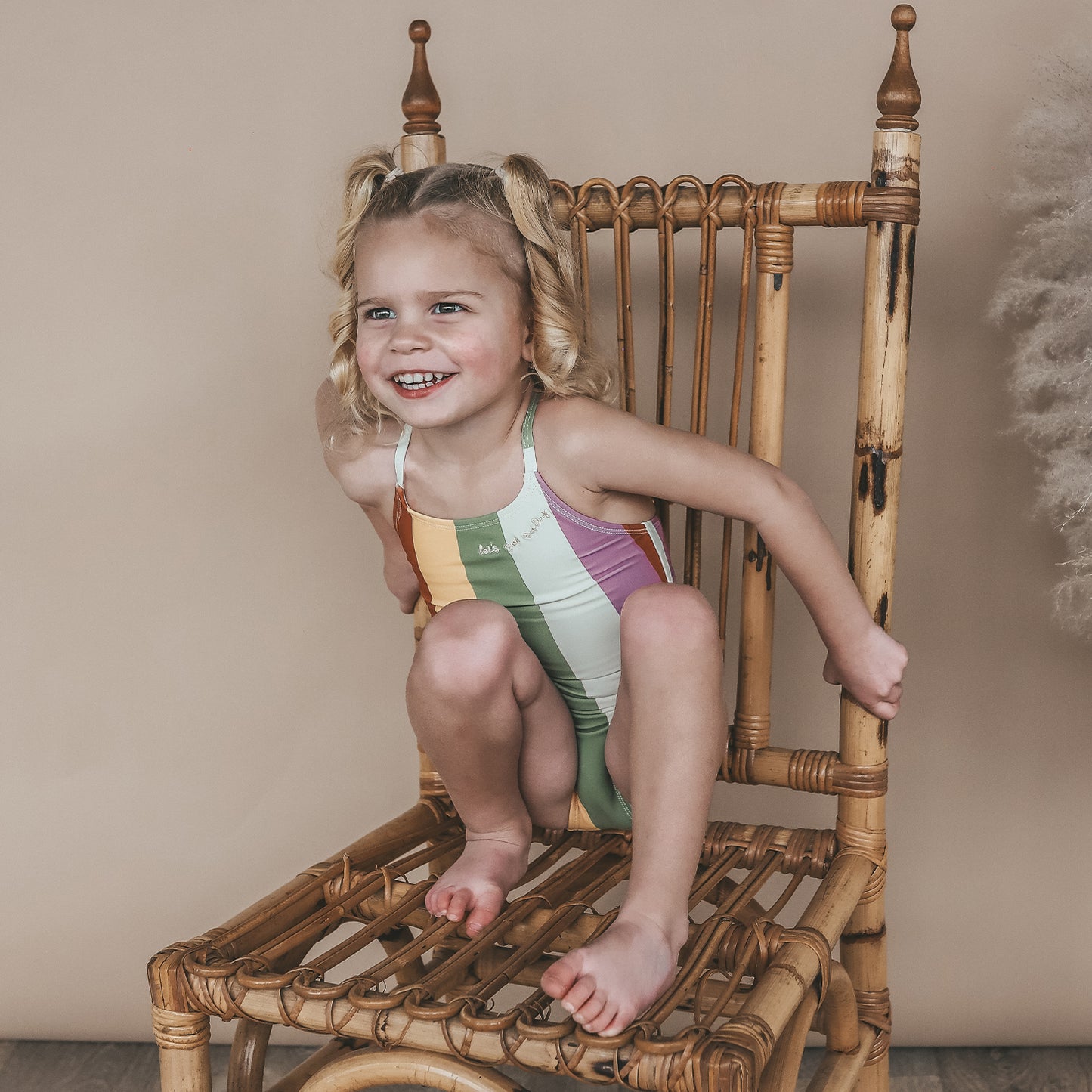 Salted Stories - Multistripe swimsuit
