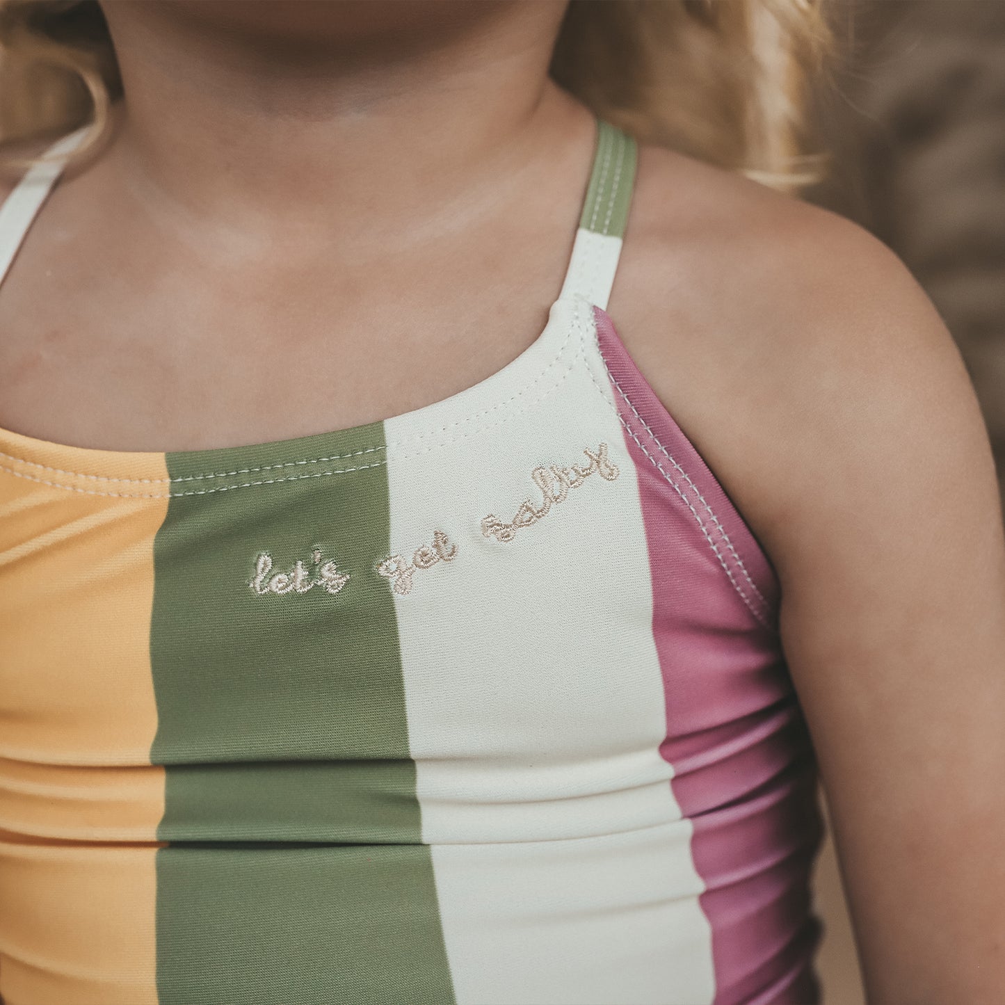 Salted Stories - Multistripe swimsuit
