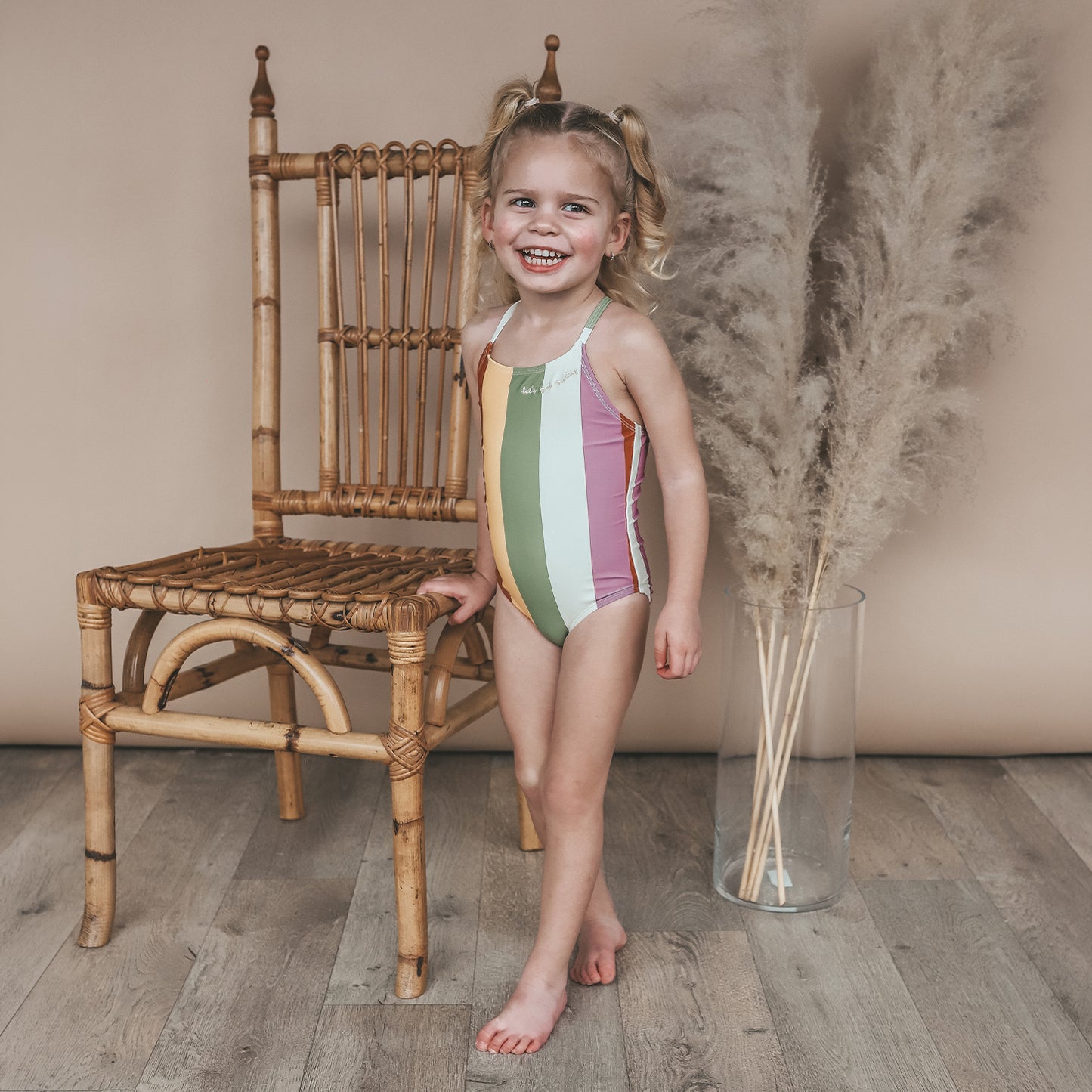 Salted Stories - Multistripe swimsuit