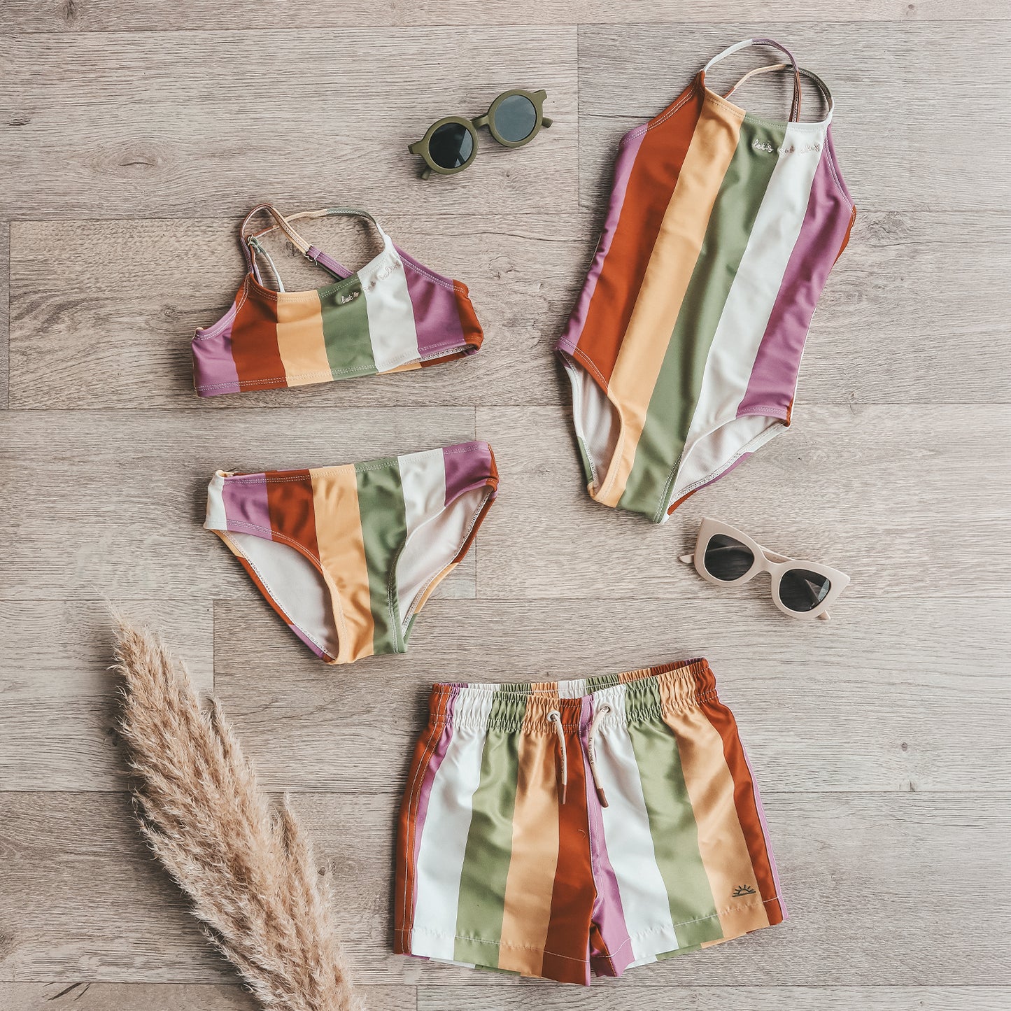 Salted Stories - Multistripe bikini