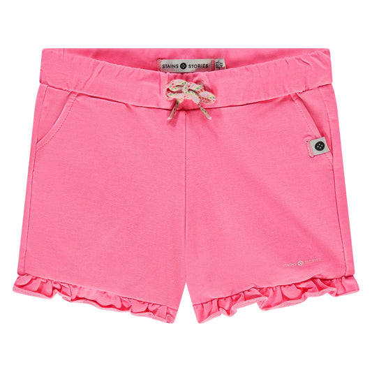 Stains & Stories - Short neon pink
