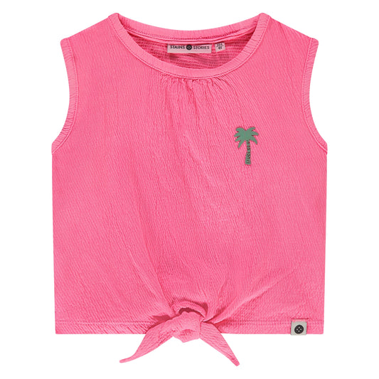 Stains & Stories - Top neon pink
